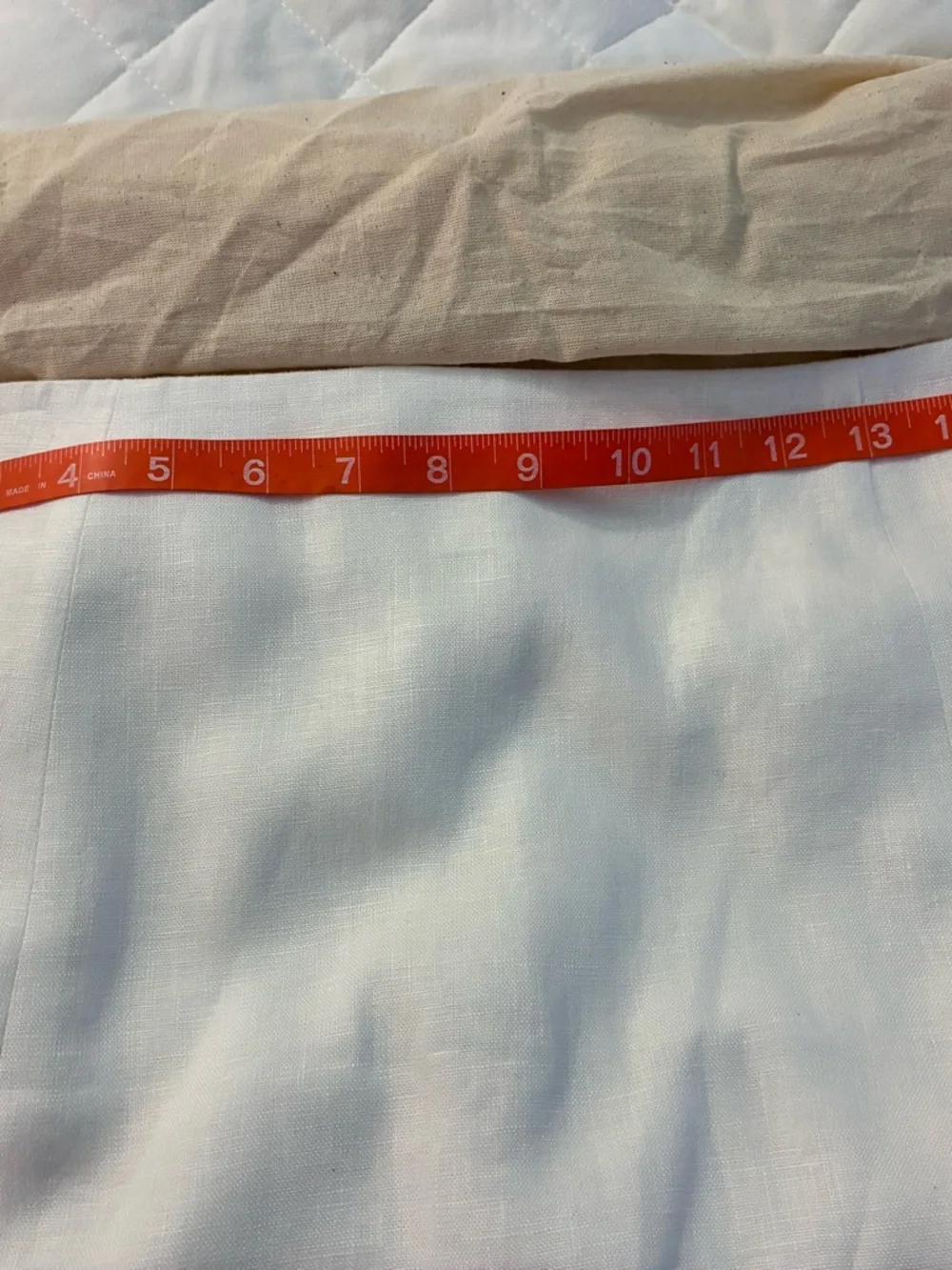 Reformation White Linen Matching Set-Sleeveless top and Mini Skirt-Size 6